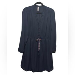 Elegant‎ Navy Blue Dress